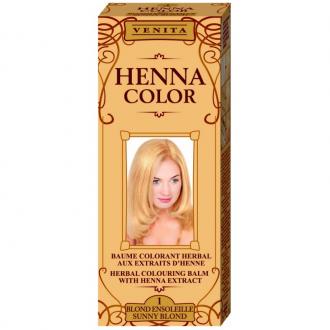Balzam farbiací HENNA 1 slnečné blond 75ml