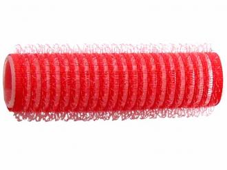 DUKO Natáčka velcro červená priemer 15mm 6ks