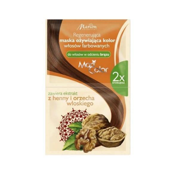 EVELINE MARICOLOR Maska na farbené hnedé vlasy 2x 20ml
