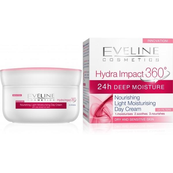 EVELINE COSMETICS HYDRA IMPACT 360 - Výživný denný krém 50ml