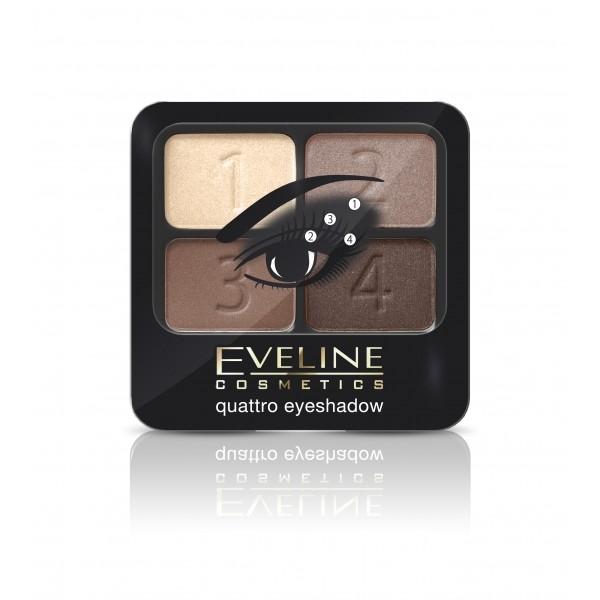 EVELINE COSMETICS Očné tiene QUATRO - 06