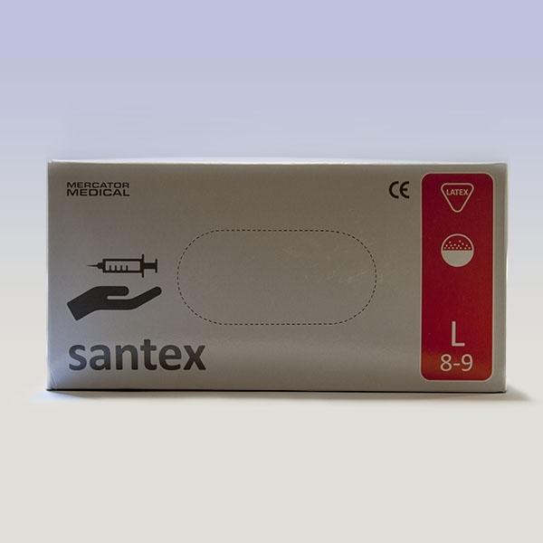 Gumené rukavice Santex-latex - L 100ks