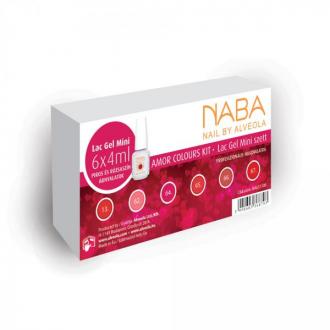 Sada Colour Gel farebný gél Amor 6x4ml