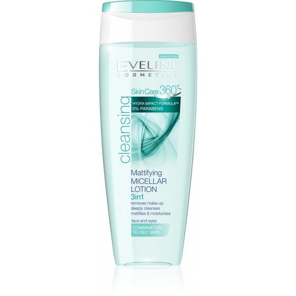 EVELINE SKIN CARE 360 HYDRA IMPACT micelárna voda 200ml 3in1